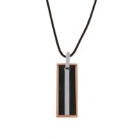 Necklace Comete Man in Steel UGL241